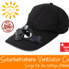 Solar Cap Mütze Kappe Sommer Hitze Kühlung Ventilator Fan Kleidung Accessoire Gadget Reisen Outdoor Ferien
